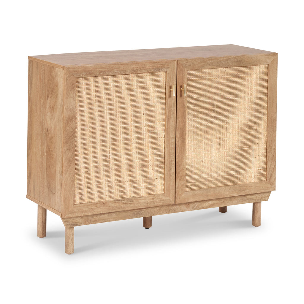 Armoire Henrik en rotin naturel à 2 portes