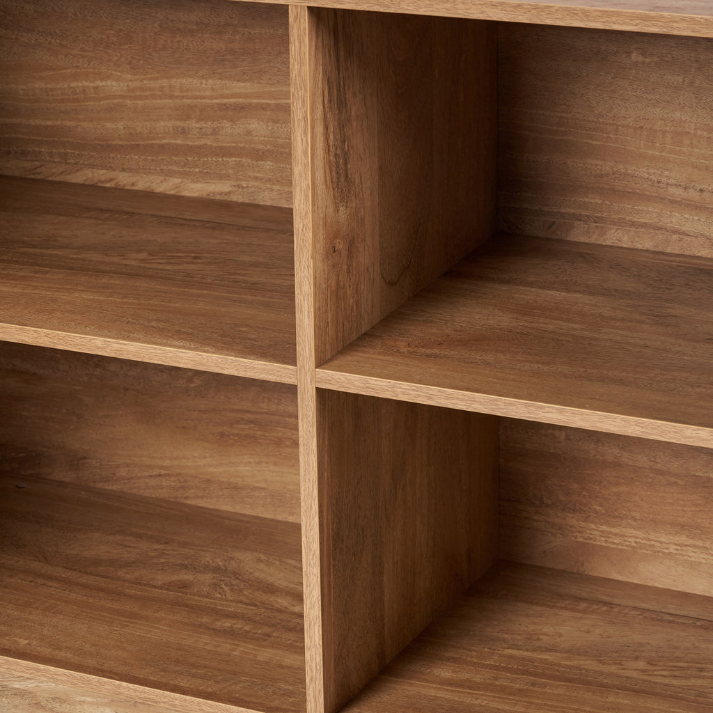 Armoire Henrik en rotin naturel à 2 portes