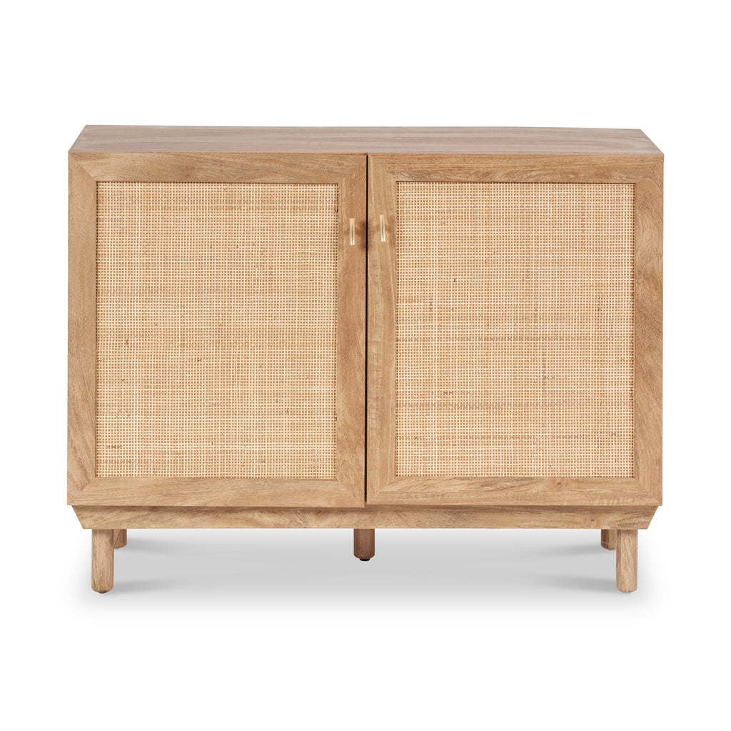 Armoire Henrik en rotin naturel à 2 portes