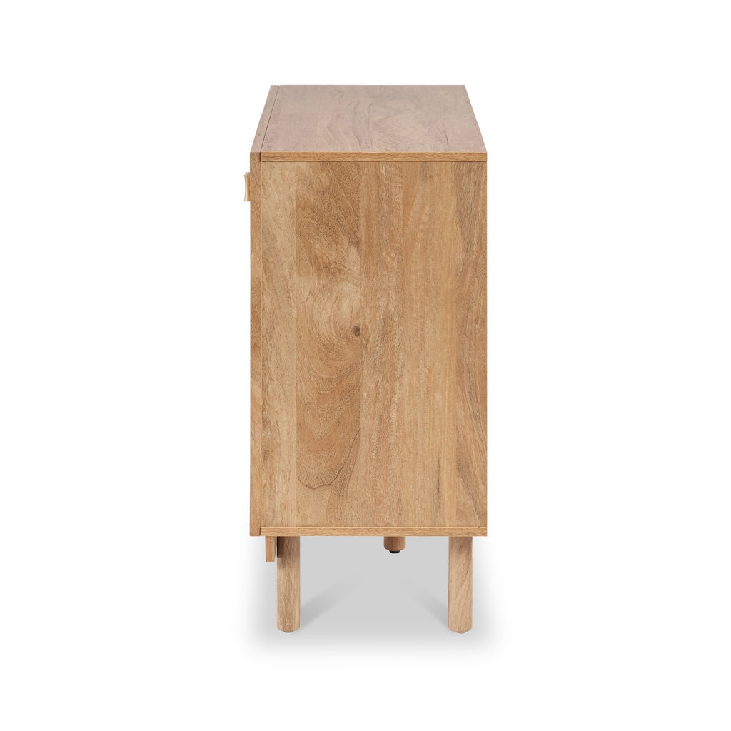 Armoire Henrik en rotin naturel à 2 portes