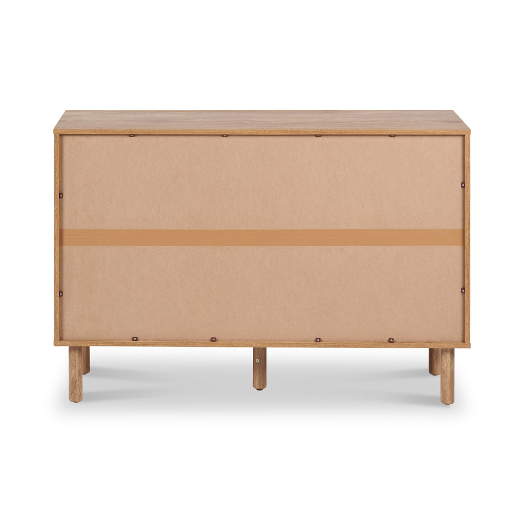 Commode Henrik en rotin naturel à 6 tiroirs