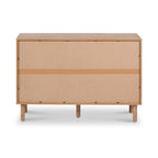 Commode Henrik en rotin naturel à 6 tiroirs