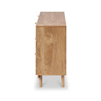 Commode Henrik en rotin naturel à 6 tiroirs