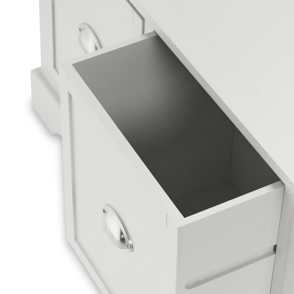 Banc de rangement à 3 tiroirs en pin Croft