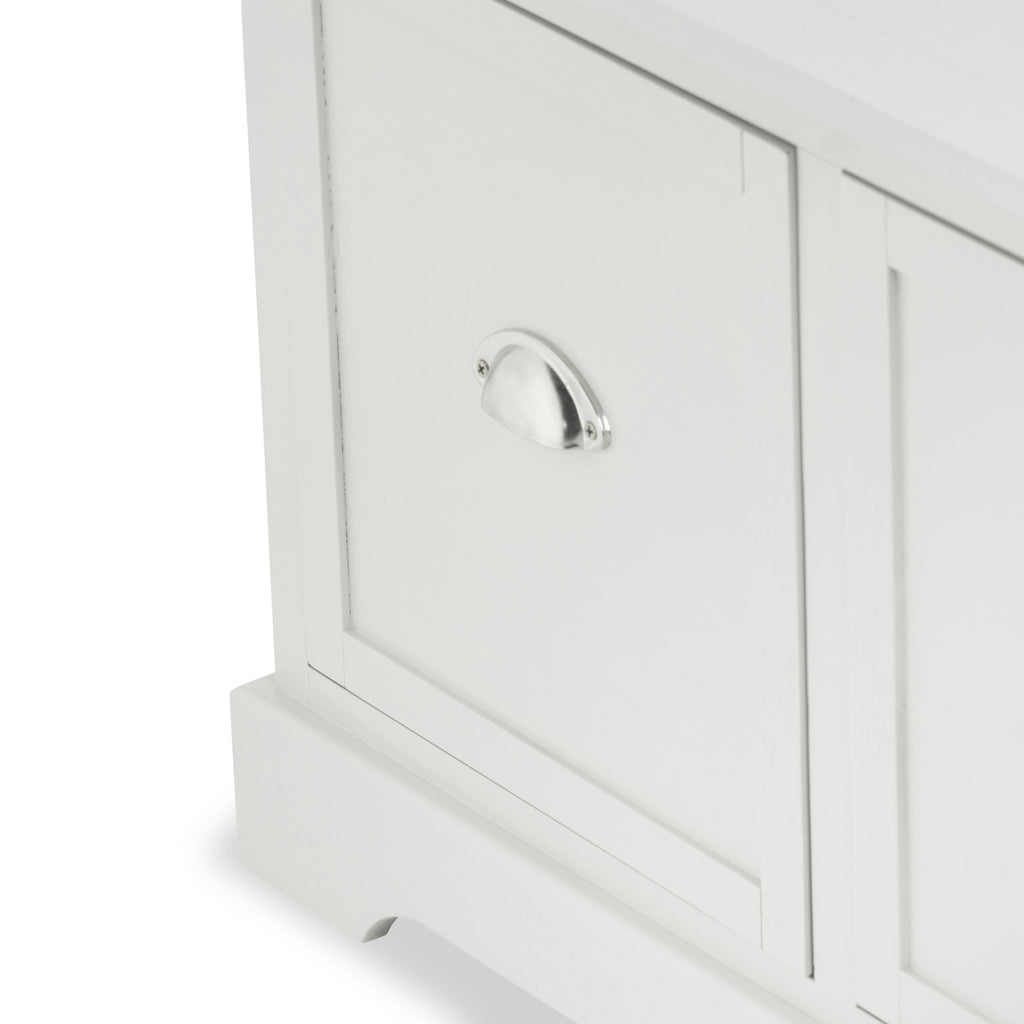 Banc de rangement à 3 tiroirs en pin Croft