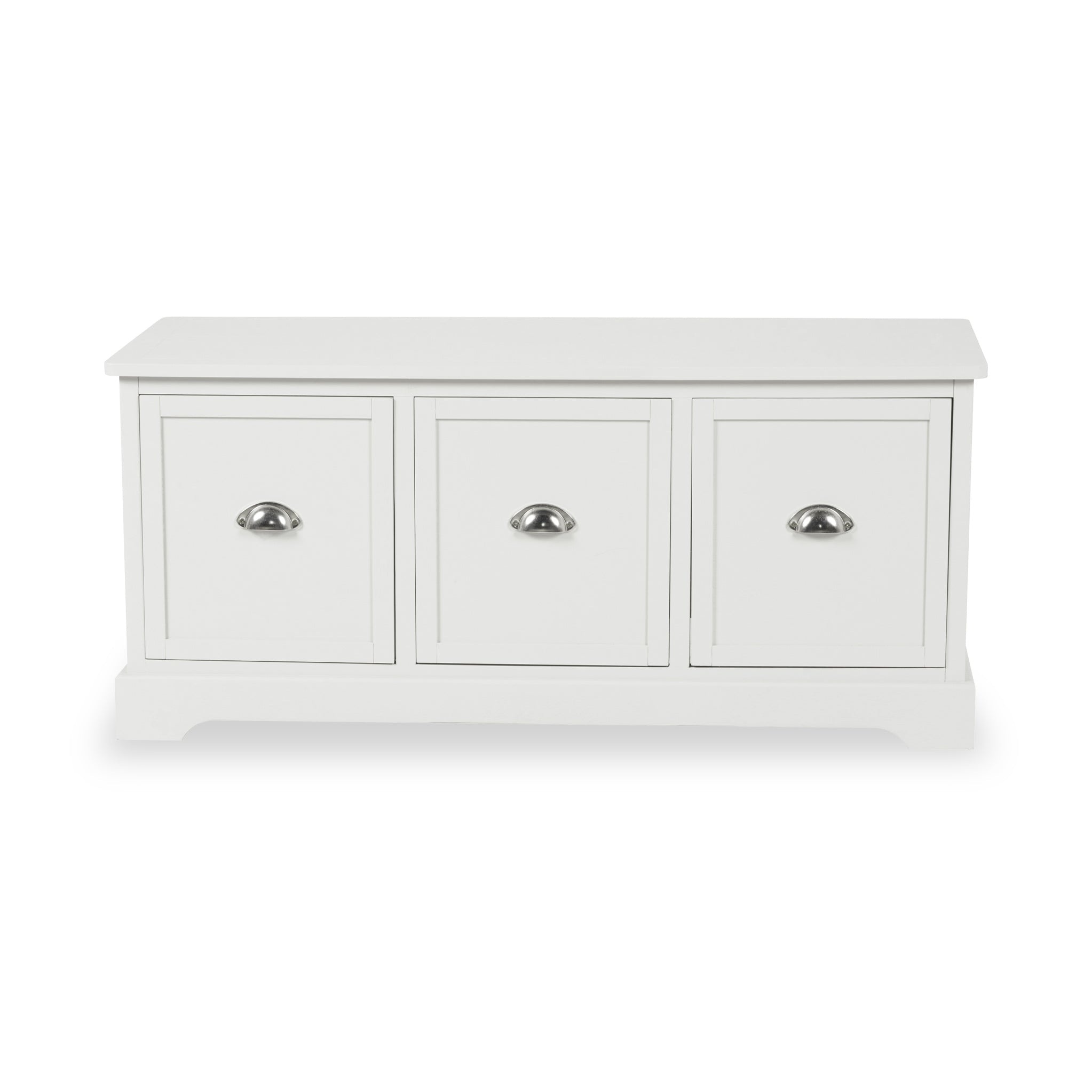 Banc de rangement à 3 tiroirs en pin Croft