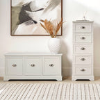 Banc de rangement à 3 tiroirs en pin Croft