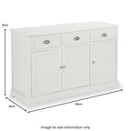 Buffet Croft Pine grand modèle