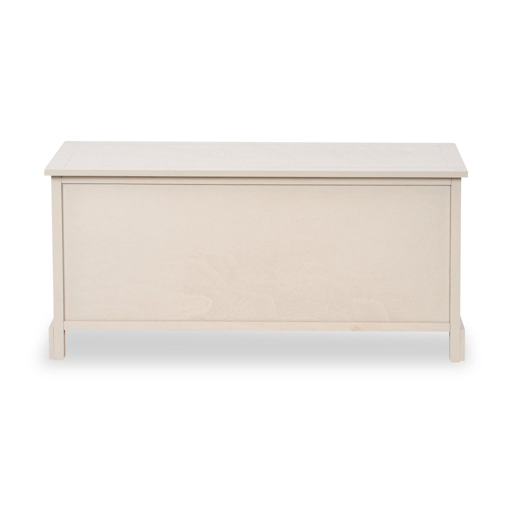 Banc de rangement en pin Devonshire avec paniers