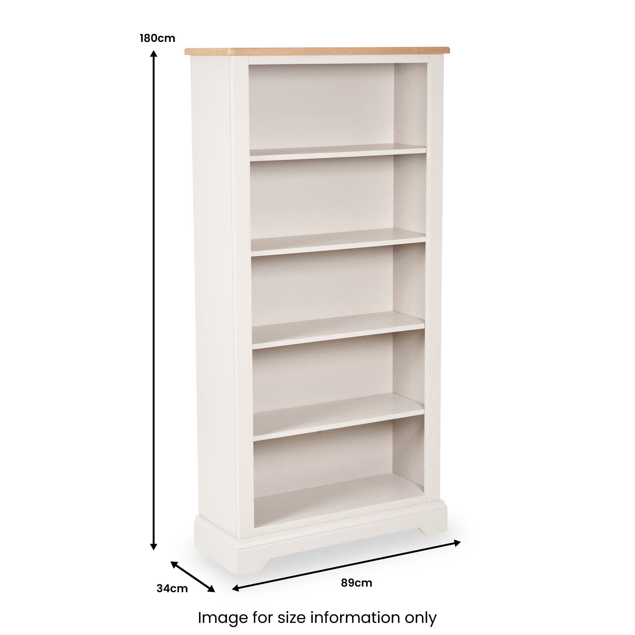 Bibliothèque Fairford en pin et chêne