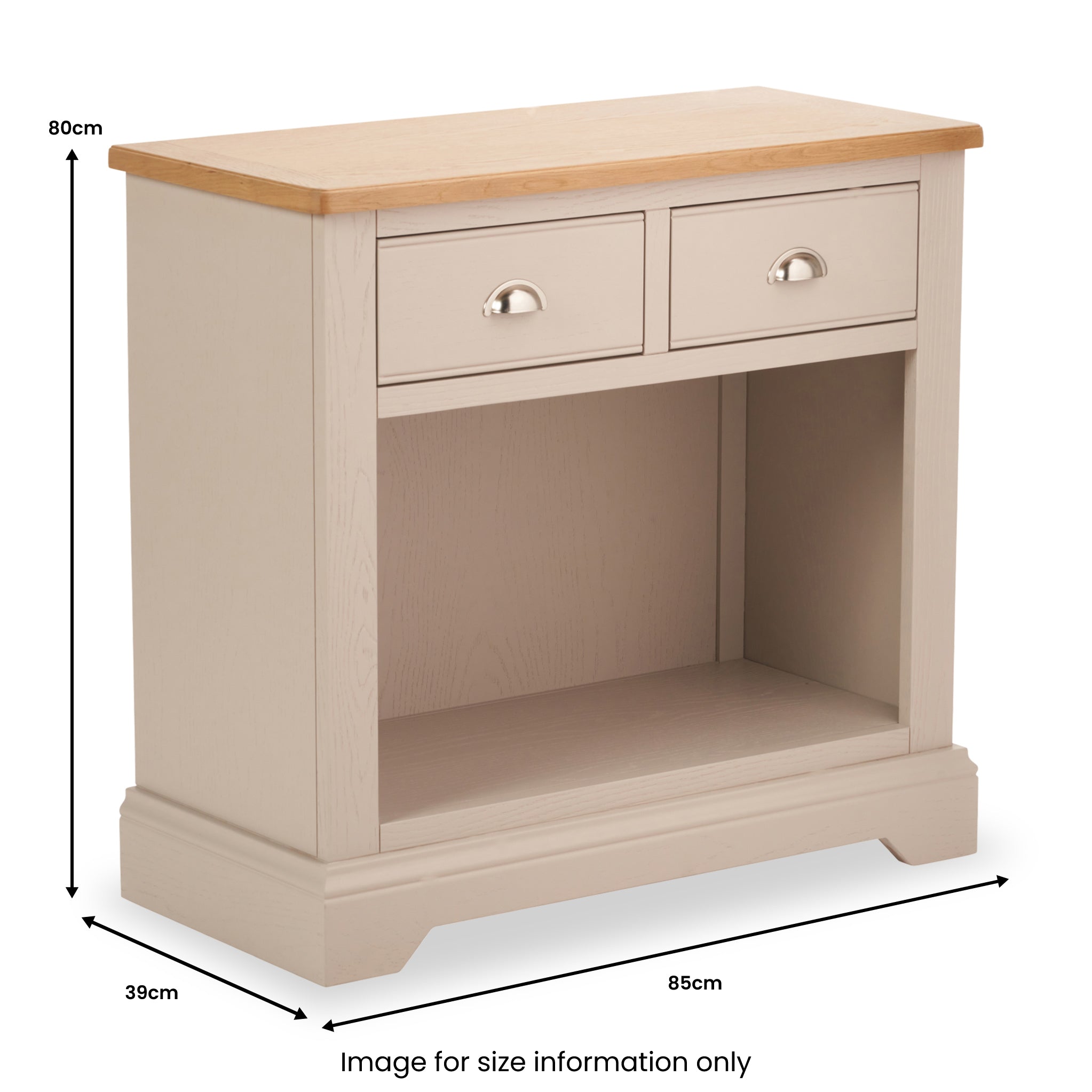 Buffet petit modèle Fairford en pin et chêne