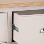 Commode Fairford en pin et chêne, 2 tiroirs au-dessus de 3 tiroirs