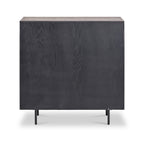 Armoire Hailee en chêne et pin à 2 portes