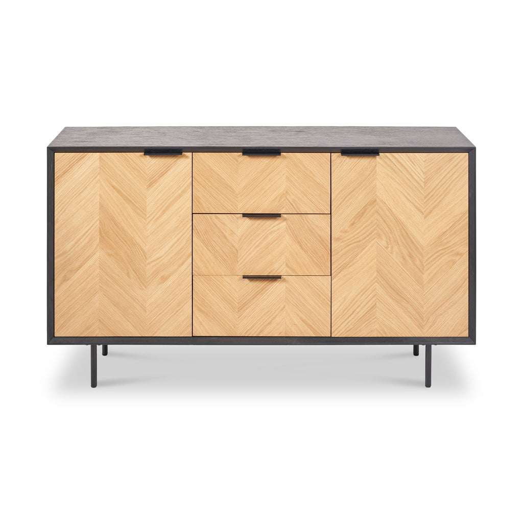 Grand buffet Hailee en chêne et pin