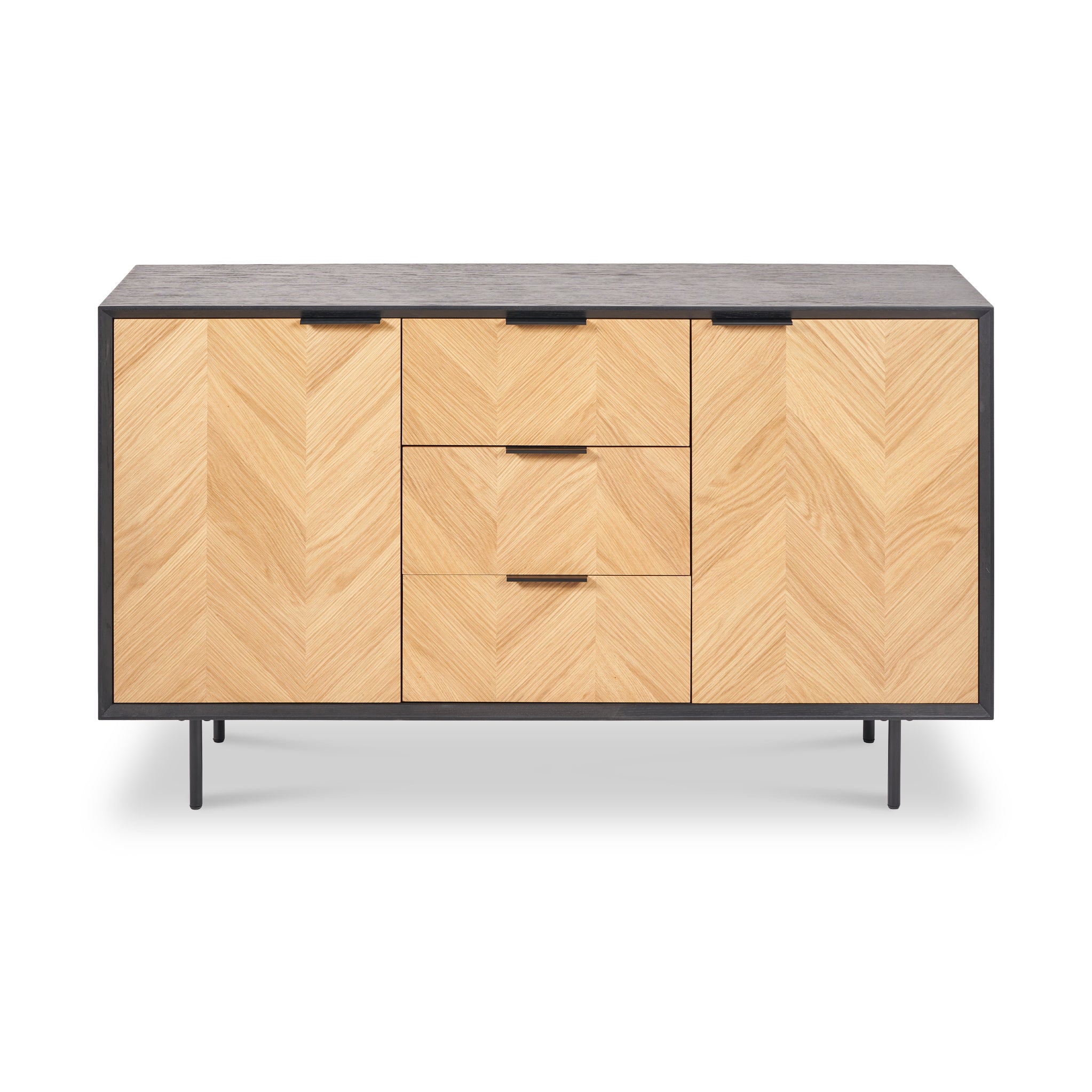 Grand buffet Hailee en chêne et pin