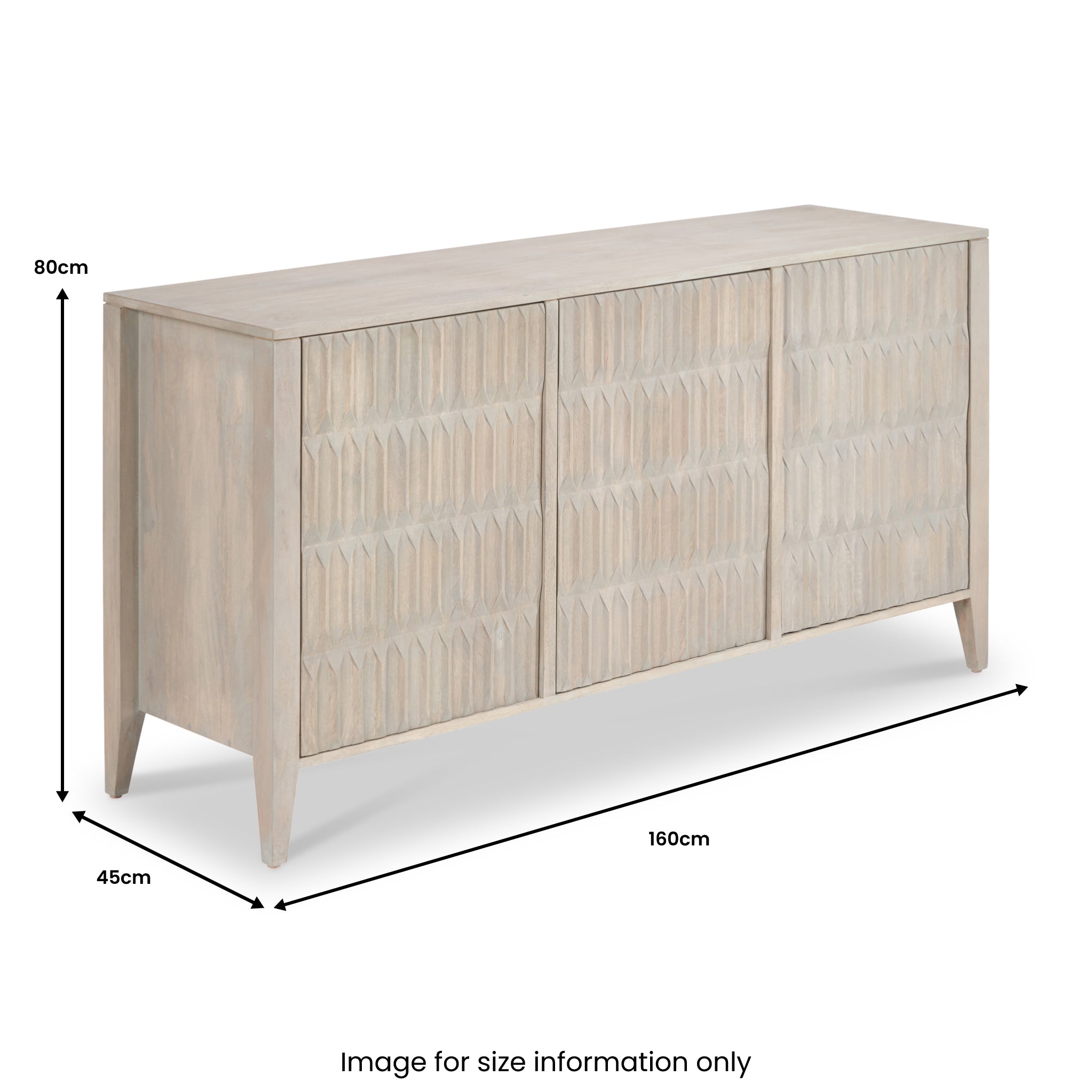 Buffet Khao en bois de manguier