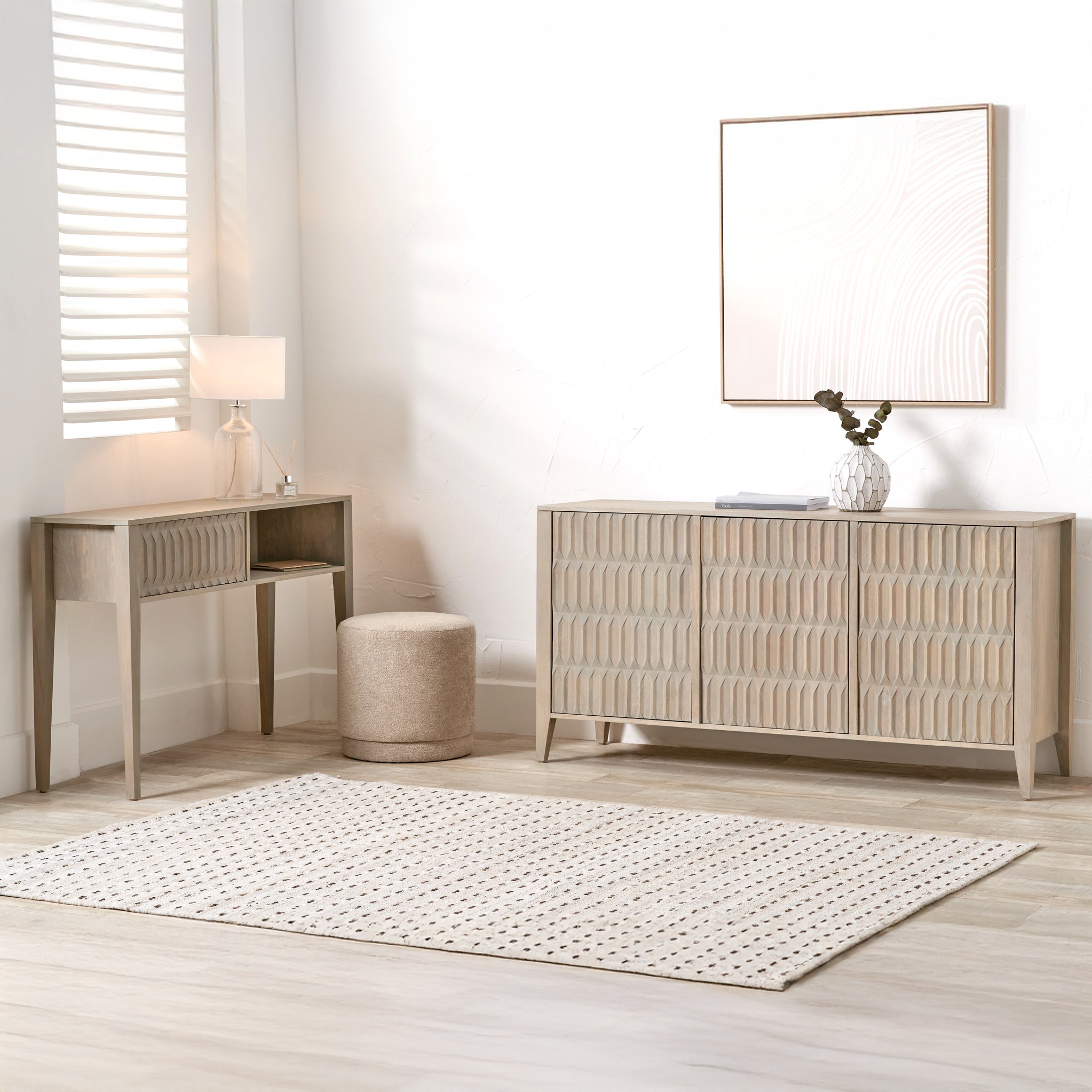 Buffet Khao en bois de manguier