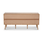 Buffet à lattes en eucalyptus Larvik