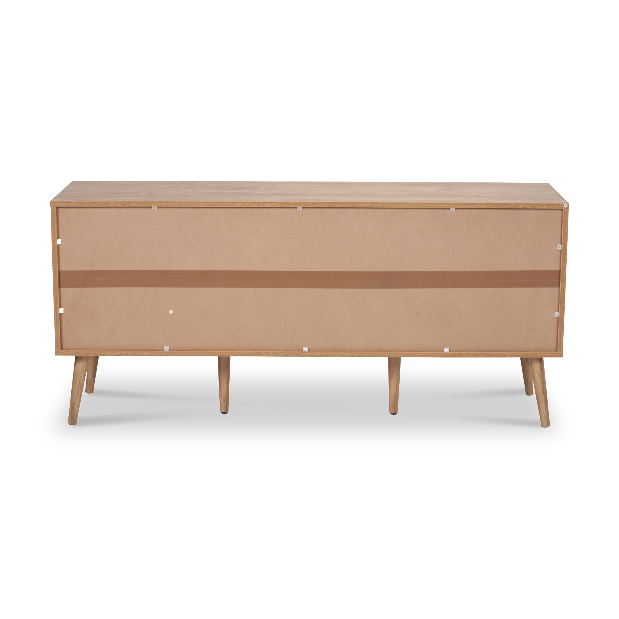 Buffet à lattes en eucalyptus Larvik