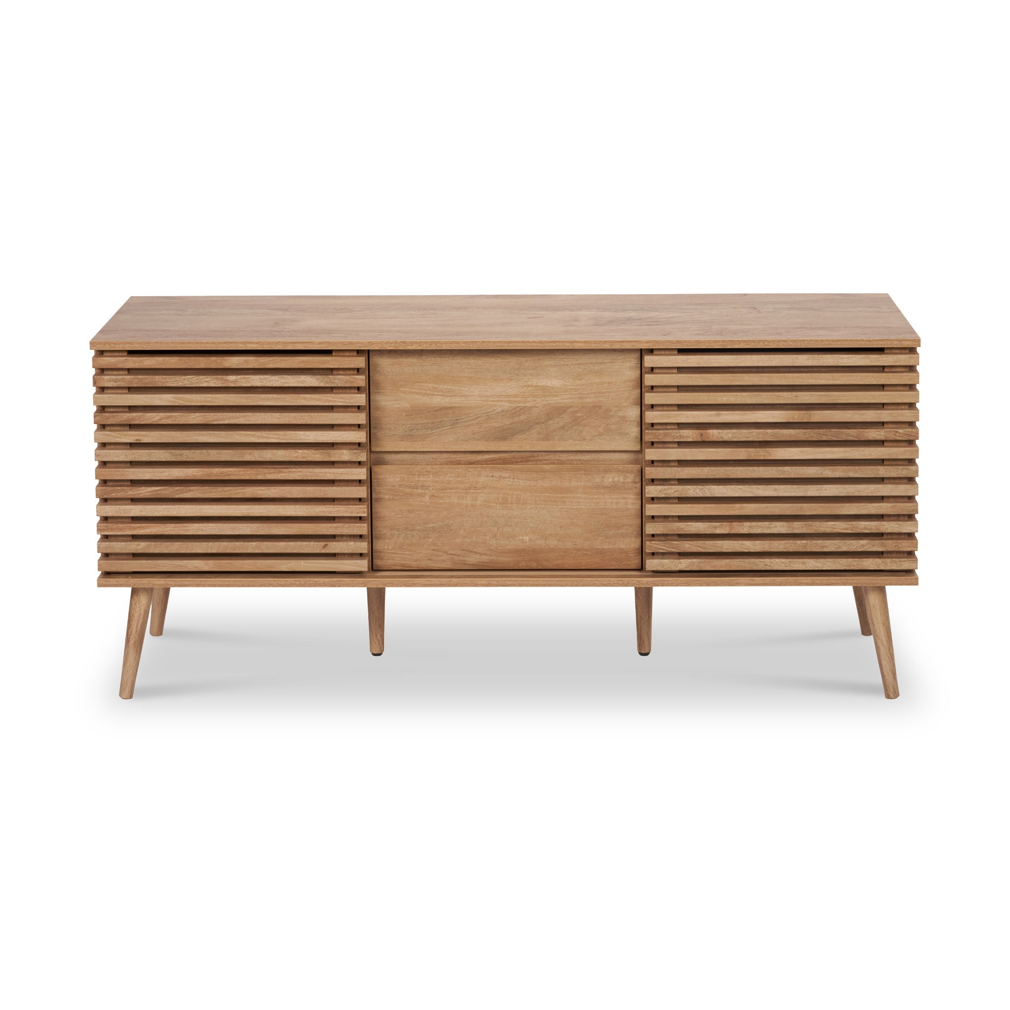 Buffet à lattes en eucalyptus Larvik