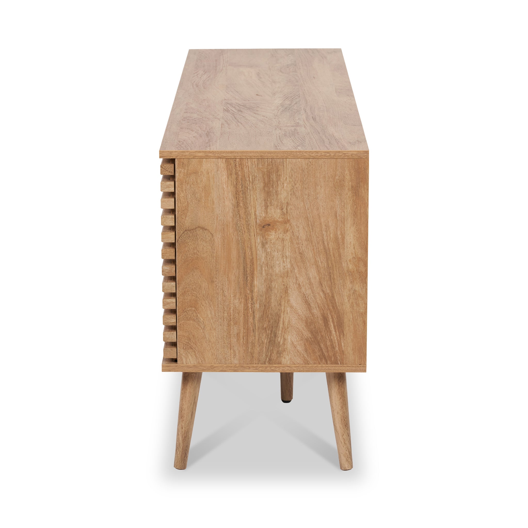 Buffet à lattes en eucalyptus Larvik