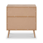 Vitrine à lattes en eucalyptus Larvik