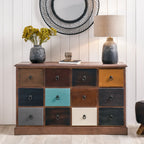 Commode Loft Pine à 12 tiroirs