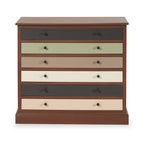 Commode Loft Pine à 6 tiroirs