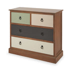 Commode Loft Pine à 2 tiroirs superposés