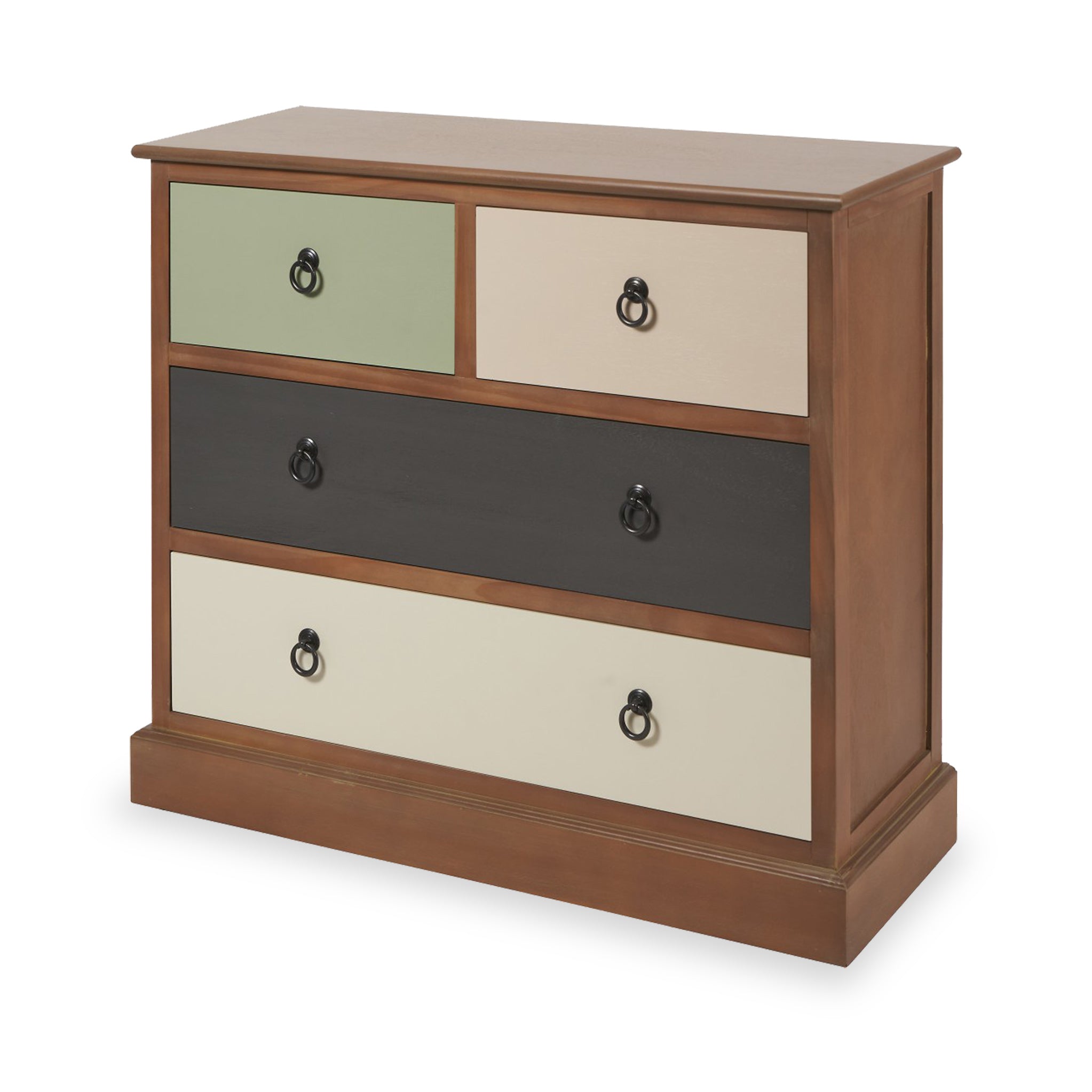 Commode Loft Pine à 2 tiroirs superposés