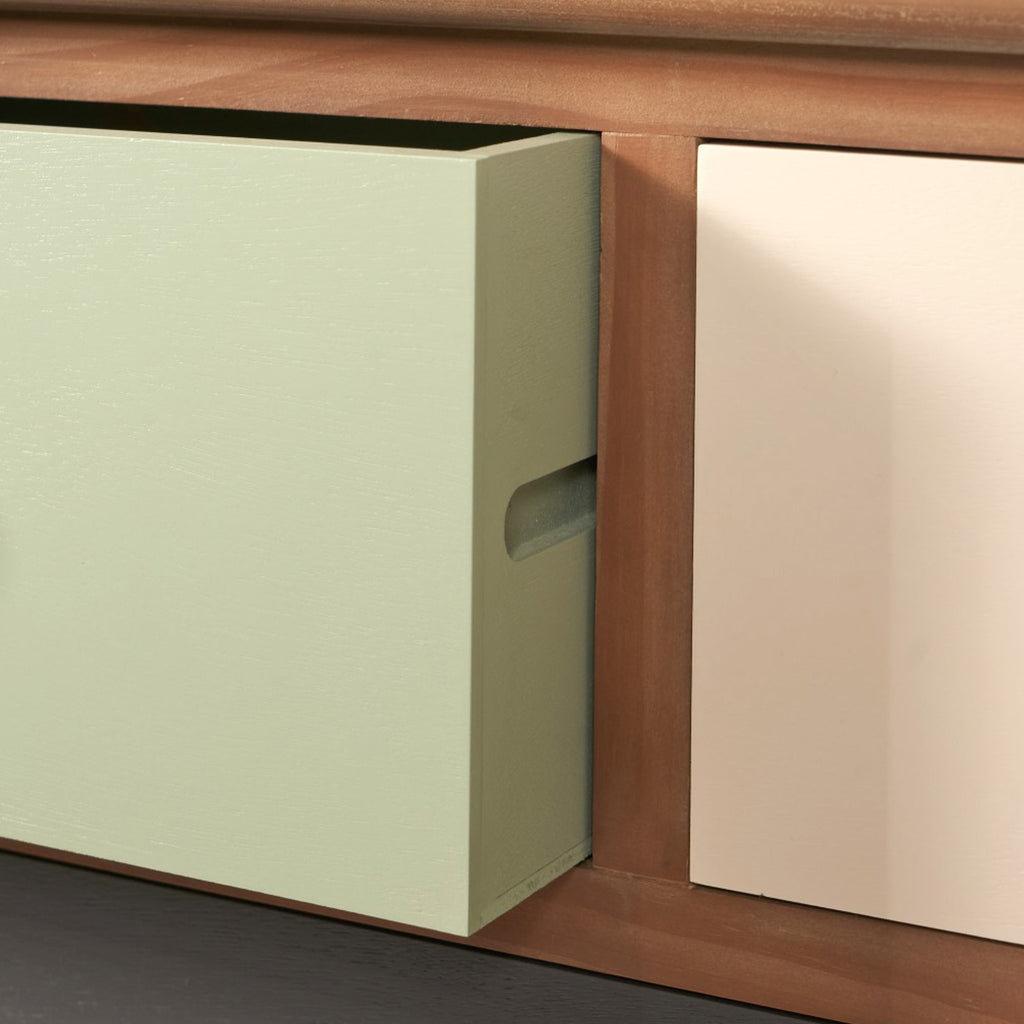 Commode Loft Pine à 2 tiroirs superposés