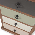 Commode haute Loft Pine à 5 tiroirs