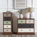 Commode haute Loft Pine à 5 tiroirs