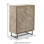 Armoire en acacia Marca Sand Wash