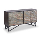 Buffet extra large effet pierre Verde