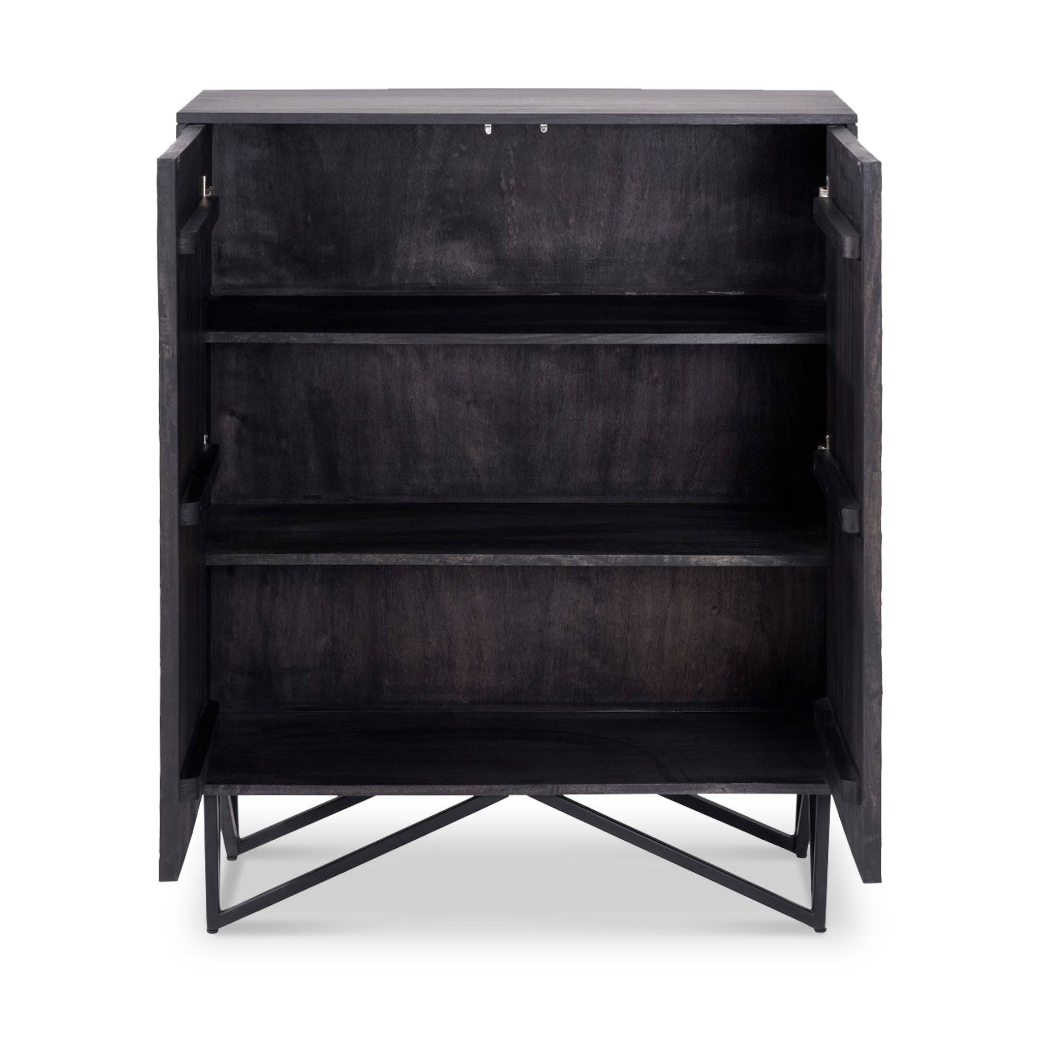 Armoire à deux portes effet pierre Verde