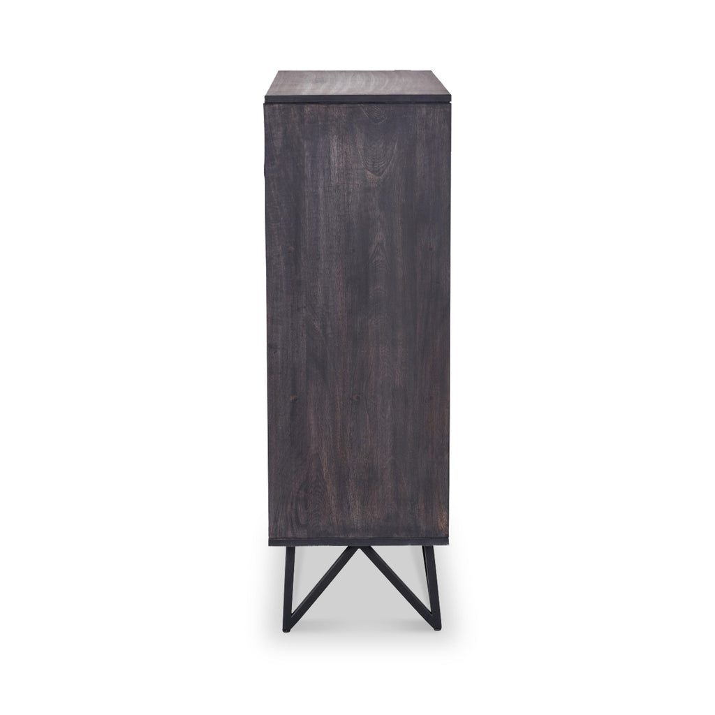 Armoire à deux portes effet pierre Verde