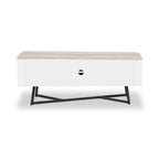 Meuble TV Ukiah effet chêne 120 cm