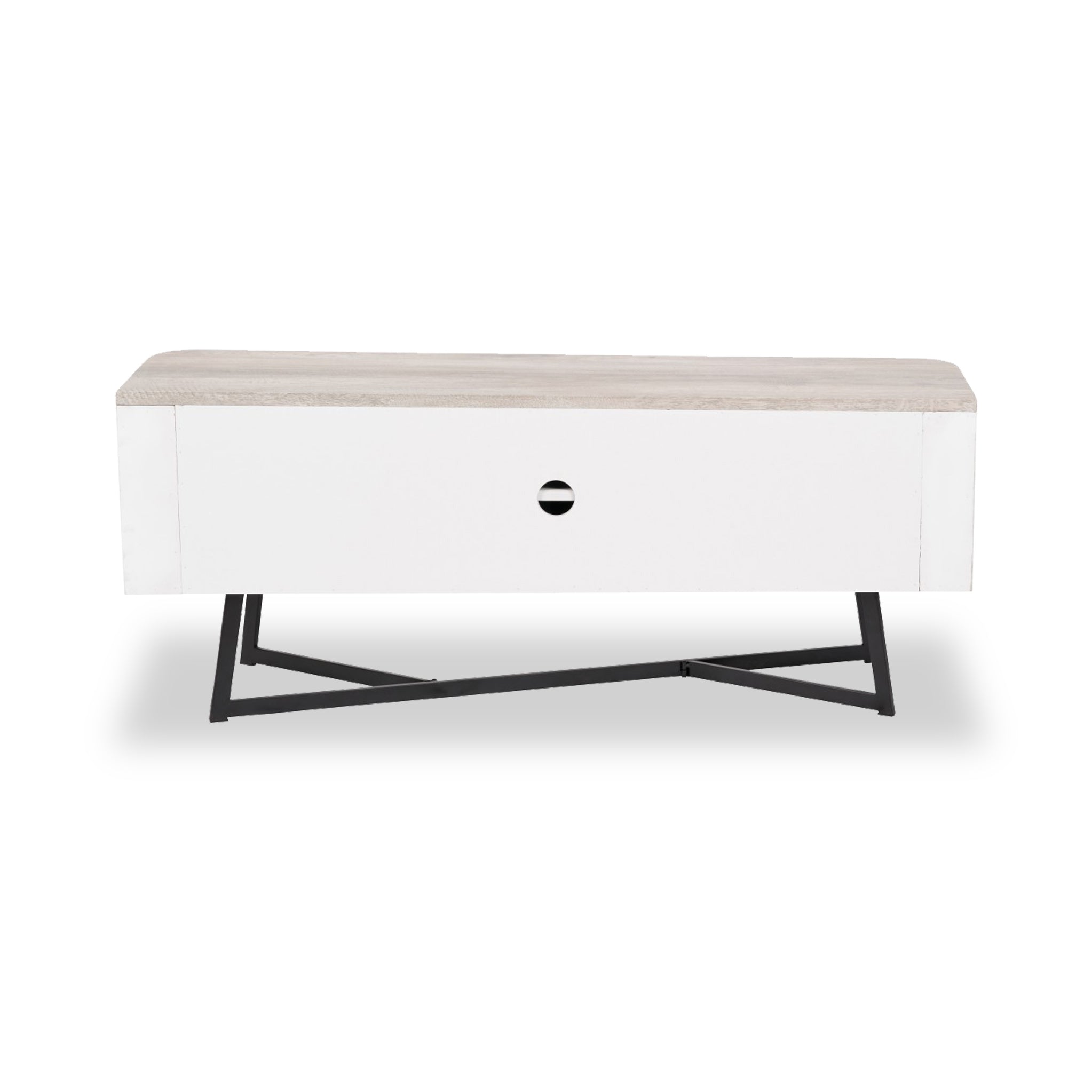 Meuble TV Ukiah effet chêne 120 cm