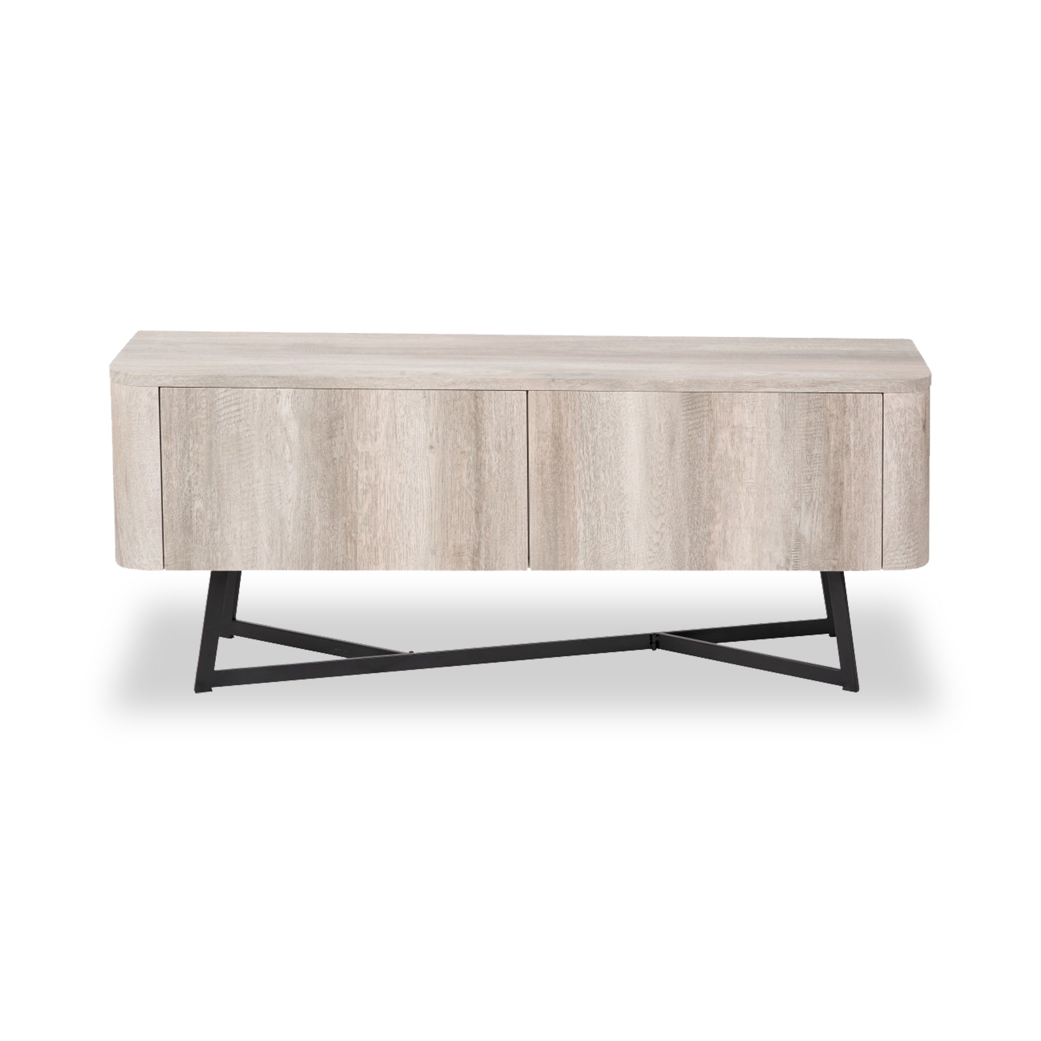 Meuble TV Ukiah effet chêne 120 cm