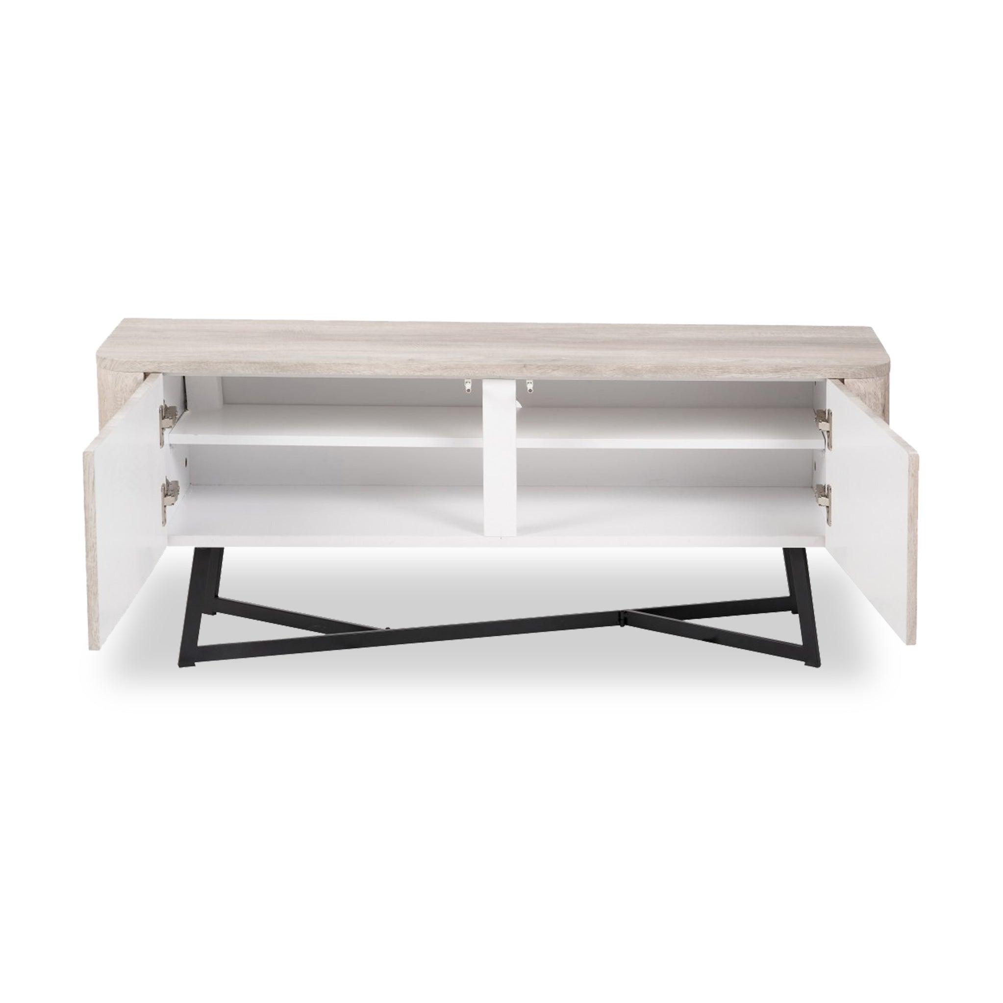 Meuble TV Ukiah effet chêne 120 cm