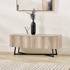 Meuble TV Ukiah effet chêne 120 cm