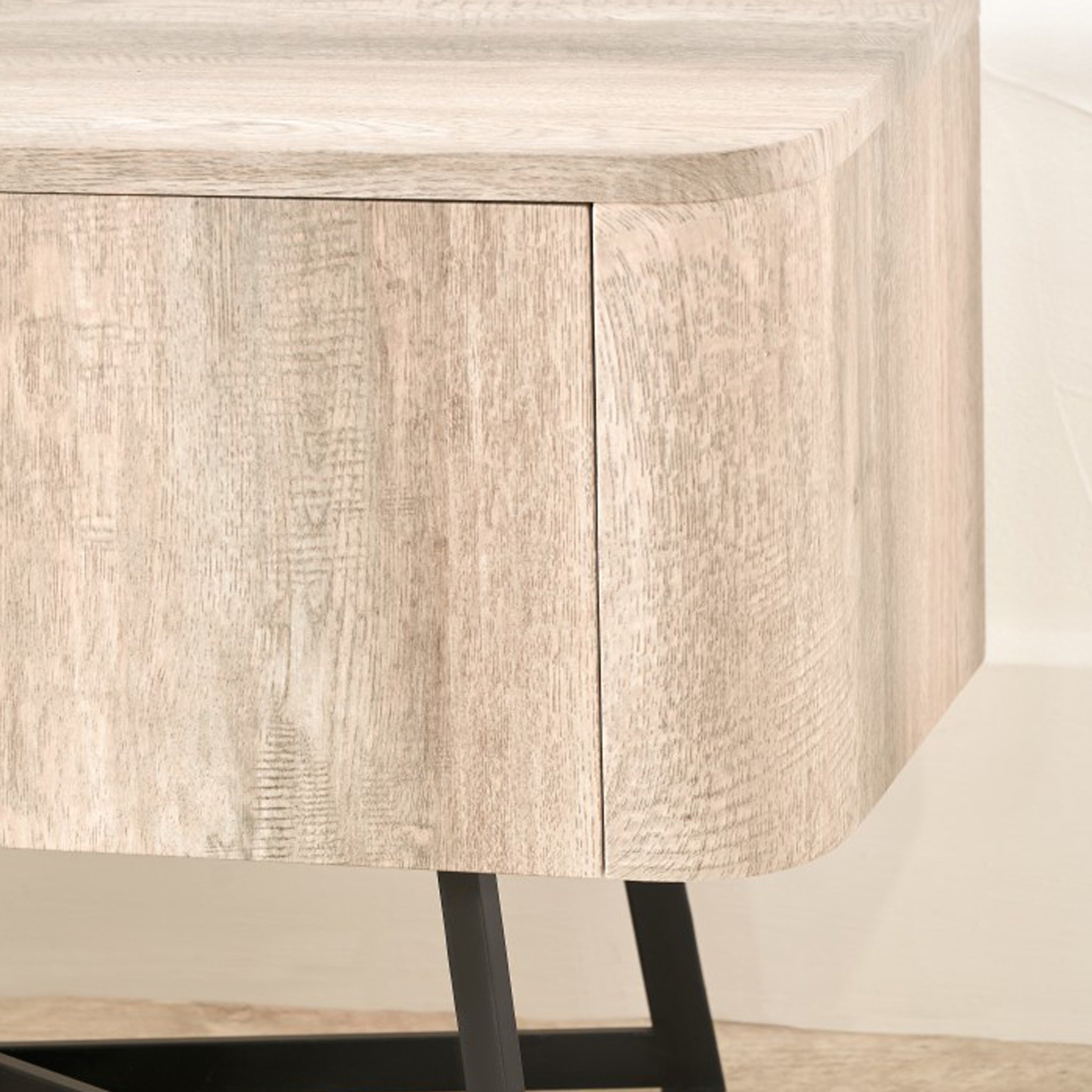 Meuble TV Ukiah effet chêne 120 cm