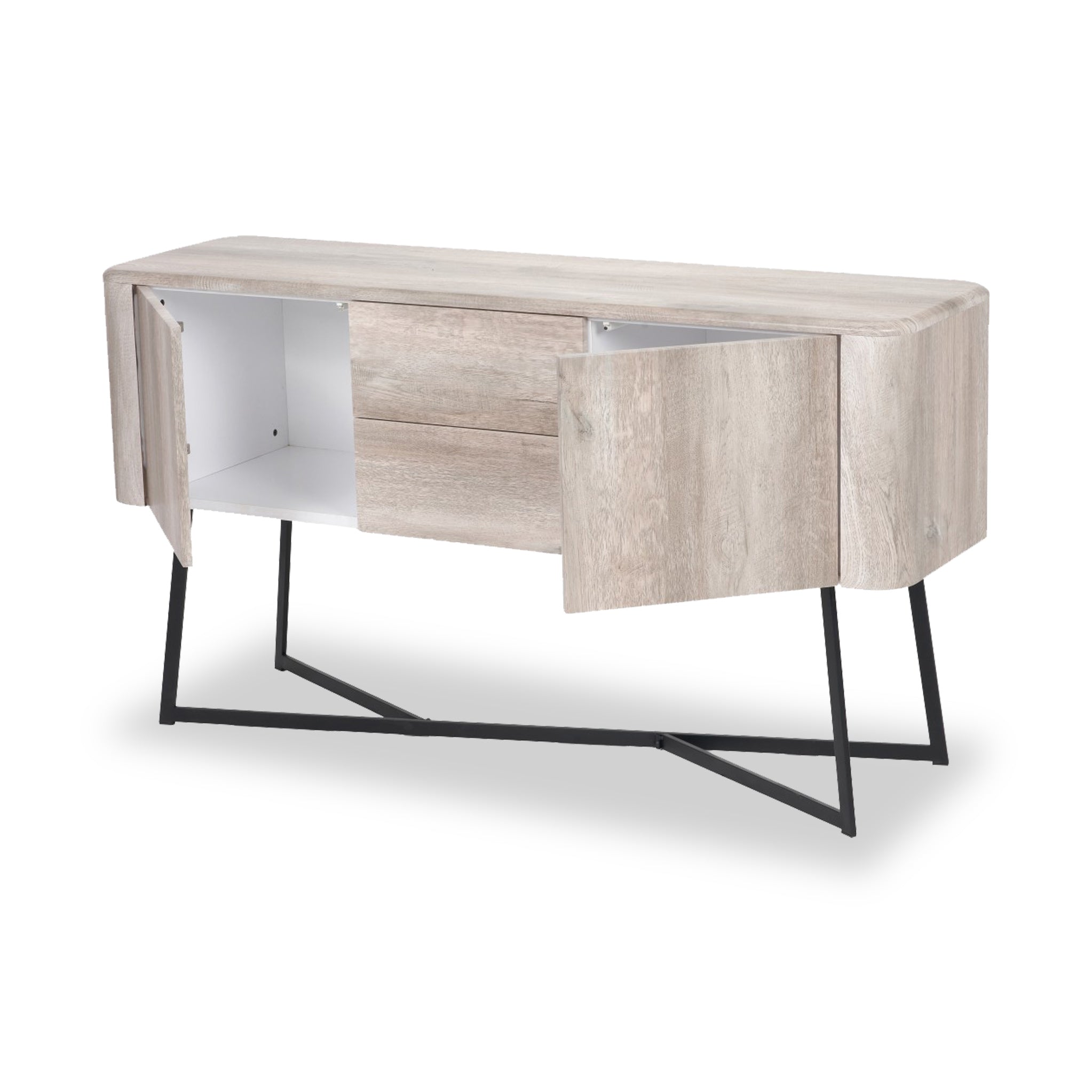 Buffet Ukiah effet chêne, grand modèle