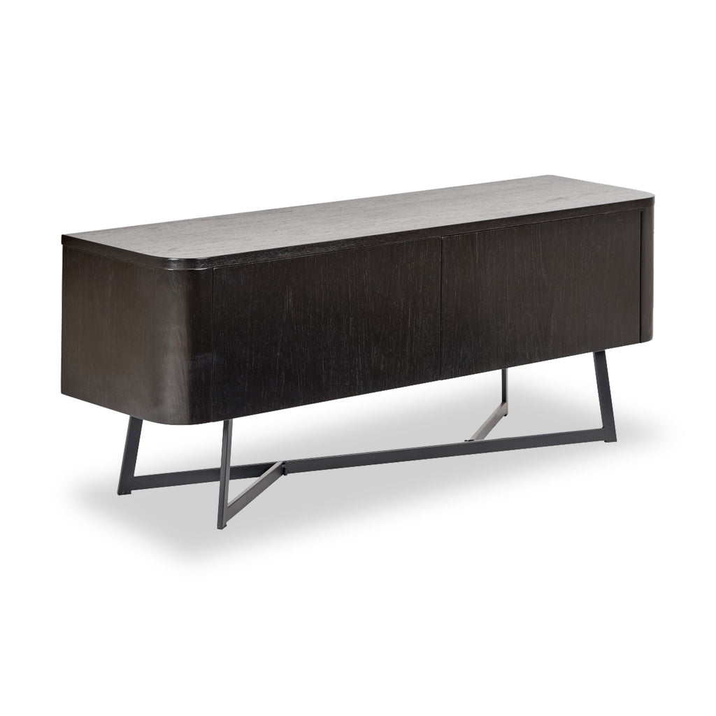 Meuble TV Ukiah Black Ash 120 cm