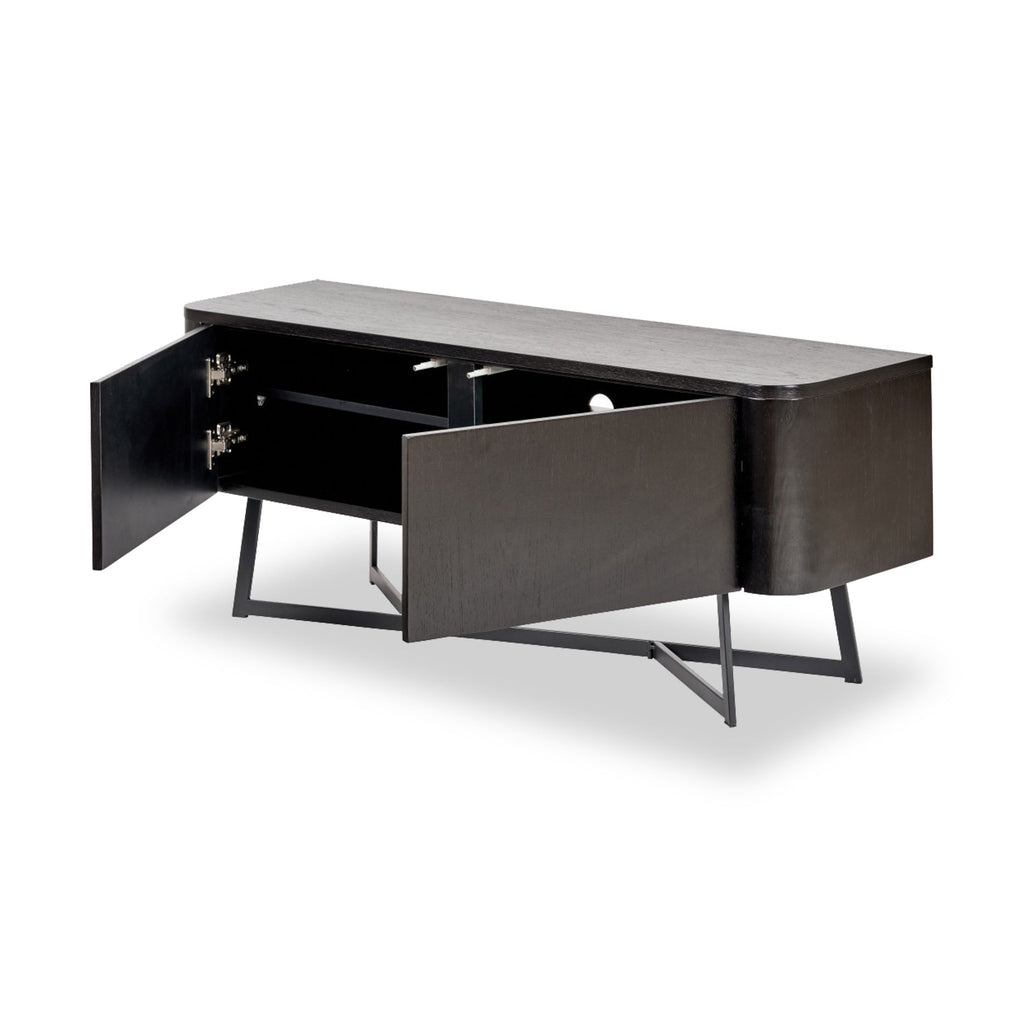 Meuble TV Ukiah Black Ash 120 cm