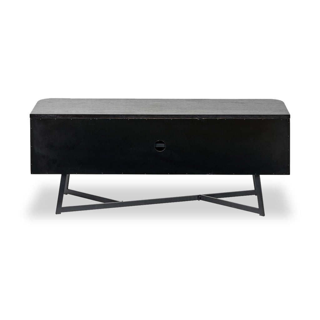 Meuble TV Ukiah Black Ash 120 cm