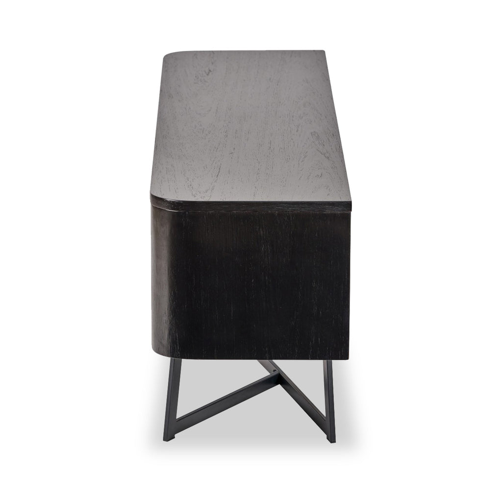 Meuble TV Ukiah Black Ash 120 cm