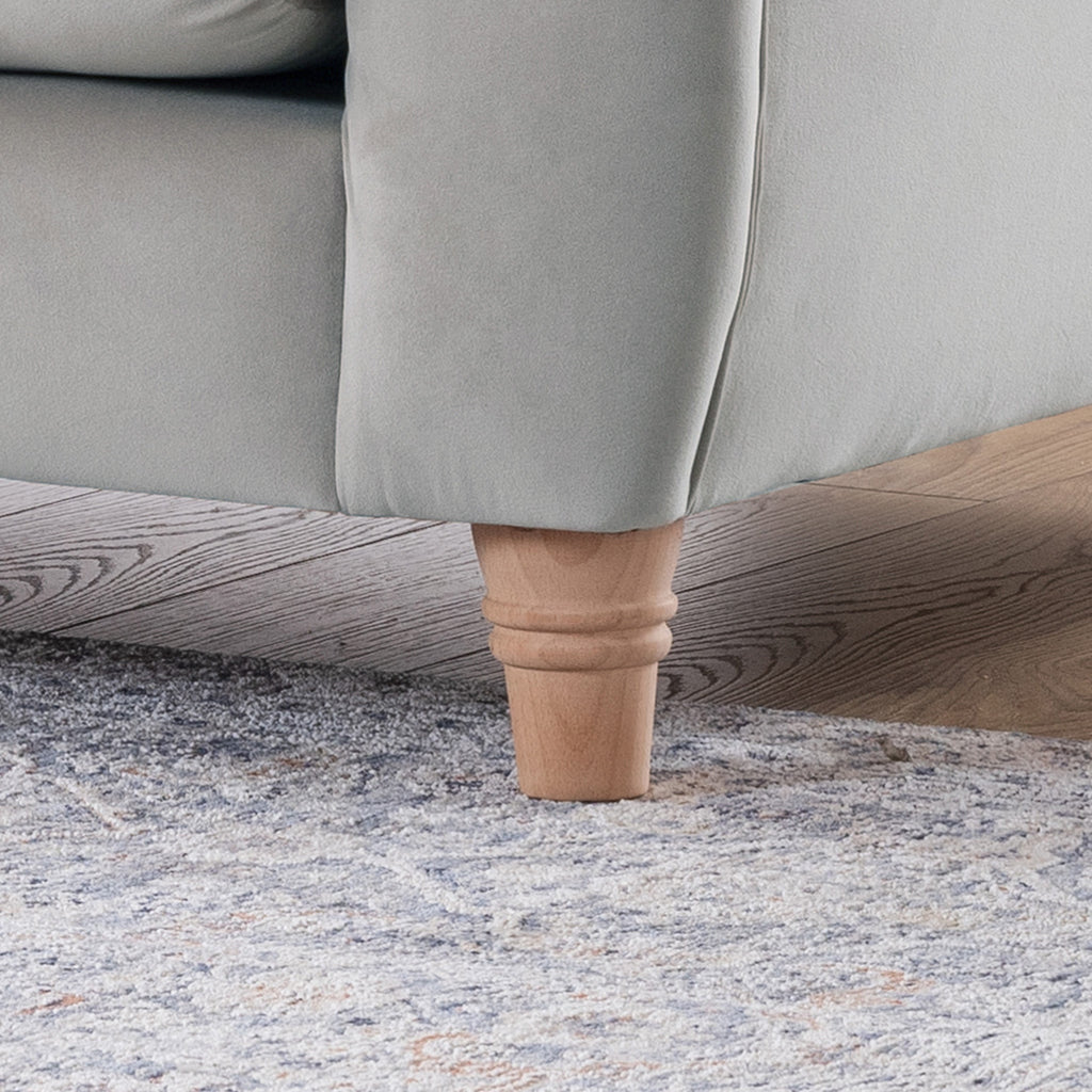 Fauteuil Chesterfield en velours Clarence