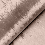 Fauteuil pivotant en velours froissé Tamara